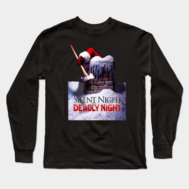 Silent Night, Deadly Night Long Sleeve T-Shirt by pizowell